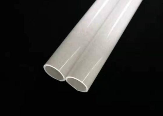 Ống thủy tinh Silica hợp nhất Loại Milky / Satin có độ dày 24mm OD &amp;amp; 2 mm nhà cung cấp
