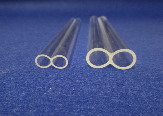 Cặp song sinh hợp nhất tùy chỉnh Silic Glass Tube Độ tinh khiết cao Cát làm nhà cung cấp
