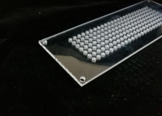 Tấm kính cửa sổ thạch anh quang rõ ràng có lỗ Loại tiêu chuẩn JGS2 nhà cung cấp