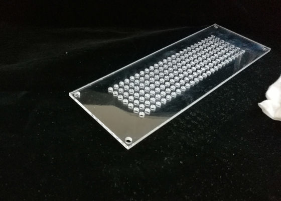 Tấm kính cửa sổ thạch anh quang rõ ràng có lỗ Loại tiêu chuẩn JGS2 nhà cung cấp