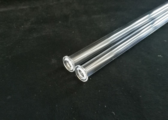 Hiệu suất hóa học tuyệt vời Ống lò phản ứng thủy tinh thạch anh với mặt bích OEM được chấp nhận nhà cung cấp