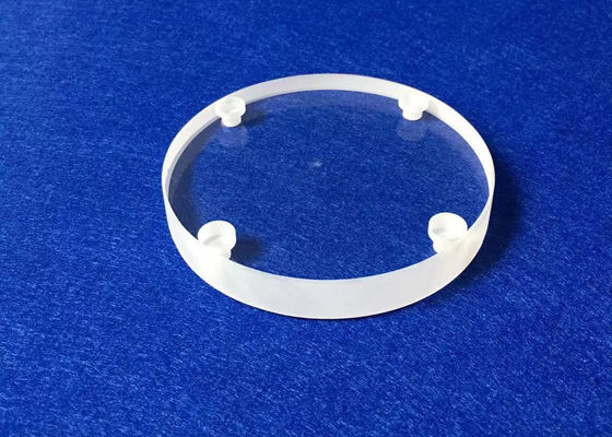 Khoan đĩa tròn thủy tinh Silica / Đĩa thạch anh hợp nhất có lỗ nhà cung cấp