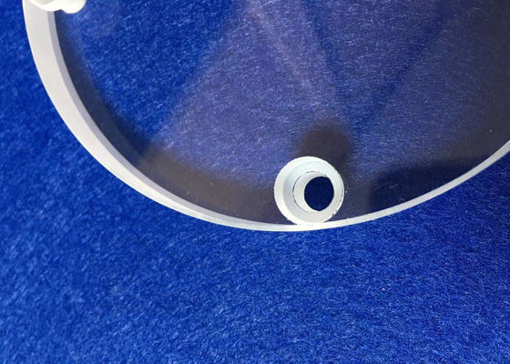 Khoan đĩa tròn thủy tinh Silica / Đĩa thạch anh hợp nhất có lỗ nhà cung cấp