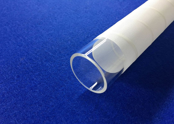 PECVD Hợp nhất ống thủy tinh thạch anh OD 30 mm với sợi 3M trắng được sử dụng trong công nghiệp năng lượng mặt trời Chịu nhiệt độ cao nhà cung cấp